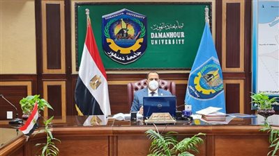 عبيد صالح: جامعة دمنهور تعمل على تغيير ثقافة التعليم وتطبيق المقررات الإلكترونية