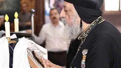 غداً البابا تواضروس يصلي 