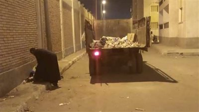 رفع 15 طن قمامة ومخلفات بقري المنيا