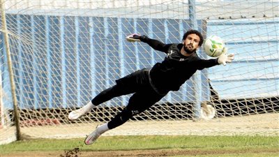 محمد عواد حارسًا للزمالك أمام بيراميدز