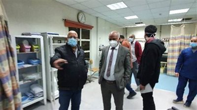 وكيل الصحة بالغربية يتفقد مستشفى كفر الزيات لمتابعة سير العمل والخدمات المقدمة للمرضى