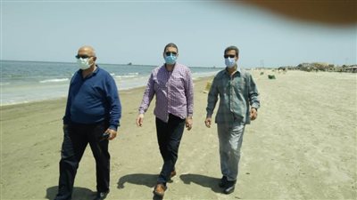 جولة تفقدية للسكرتير العام المساعد لمحافظة بورسعيد لمتابعة تطبيق قرار إغلاق الشواطئ