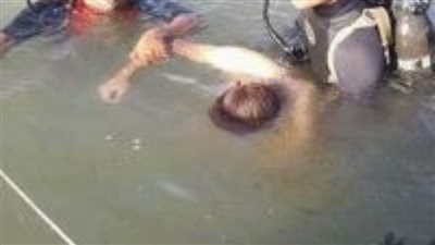 انتشال جثة عامل لقي مصرعه غرقا في نهر النيل بساقلتة سوهاج