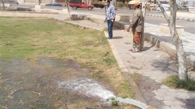 القليوبية تغمر الحدائق بالمياه لمنع خروج المواطنين بالحدائق