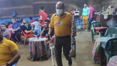 ضبط 3916 شيشة و 1942 مخالفة كمامة وغلق 260 مقهى بالقليوبية 