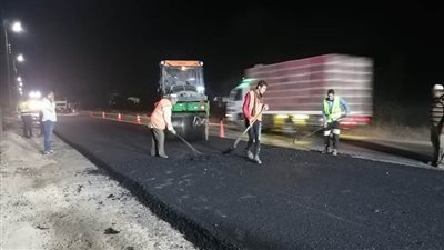 محافظ البحيرة: رفع كفاءة طريق 