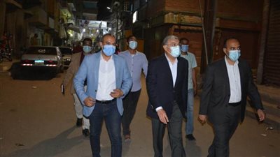   محافظ المنيا يواصل جولاته الميدانية لمتابعة الالتزام بمواعيد الغلق الجديدة