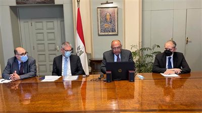 شكري‬⁩ يُشارك في الوزاري الطارئ للجامعة العربية 