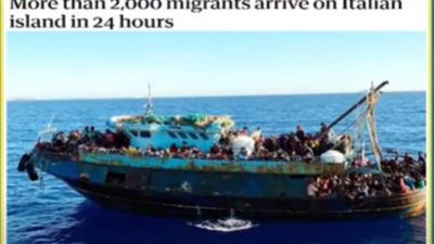 الصحافة العالمية: أكثر من 2000 مهاجر يصلون إلى جزيرة إيطالية في 24 ساعة