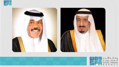 الملك سلمان يتلقى اتصالاً هاتفياً من أمير دولة الكويت