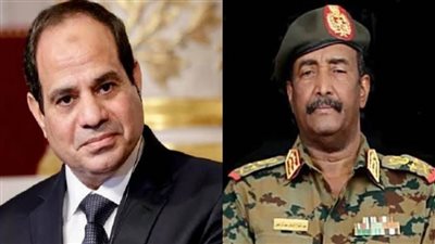 الرئيس عبد الفتاح السيسي يجري اتصالًا هاتفيًا مع رئيس المجلس الانتقالي السوداني