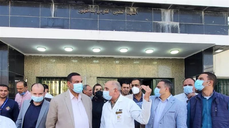 محافظ البحيرة فى