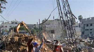 دمار كبير في شبكات الكهرباء بغزة بسبب العدوان الإسرائيلي