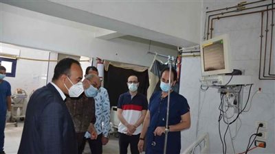 نائب محافظ المنيا يتابع الأوضاع الصحية داخل  المستشفيات خلال إجازة عيد الفطر