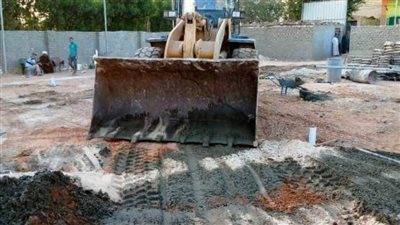 إزالة 4 حالات تعدٍ علي الأراضي الزراعية بالشرقية