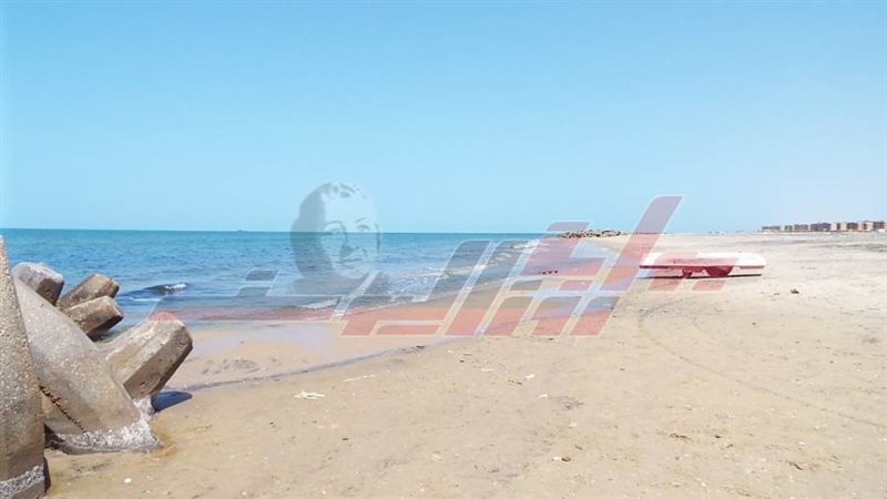 شواطئ بلطيم خالية