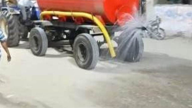 تطهير وتعقيم الشوارع