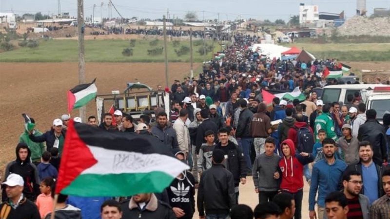 مظاهرة على الحدود