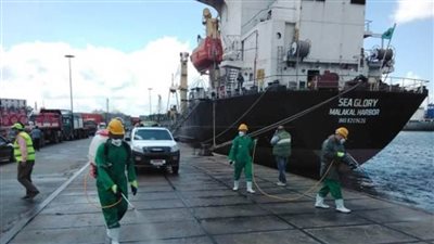 الحكومة تنفي تلوث ميناء الإسكندرية نتيجة تسرب بقع زيتية من السفن الضخمة 