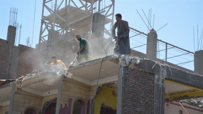 جانب من الإزالة