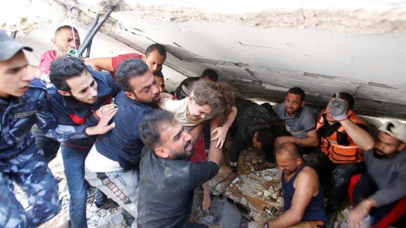 انتشال طفلة