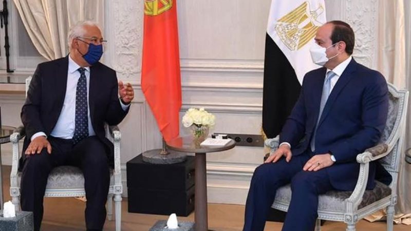 السيسي وانطونيو كوستا