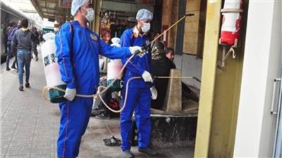 انتشار اللجان الرقابية لتنفيذ الإجراءات الاحترازية لمواجهة كورونا بالسويس 