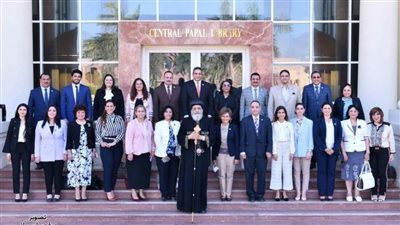 البابا تواضروس يستقبل عددًا من نواب البرلمان بوادي النطرون