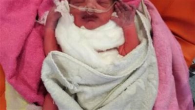 العثور على طفل حديث الولادة بطريق الكوامل في سوهاج