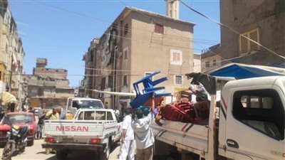 رفع وإزالة ٣١١ حالة إشغال طريق فى حملة بالبحيرة