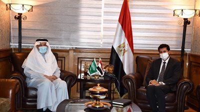 تفاصيل استقبال وزير الشباب والرياضة للسفير السعودي بالقاهرة