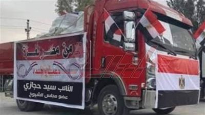 برلماني بالقليوبية يرسل مستلزمات طبية وأدوية لقطاع غزة