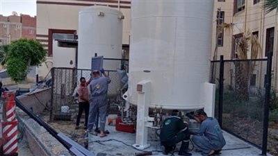 توريد 6 تانكات أكسجين بسعة 11 ألف لتر لـ