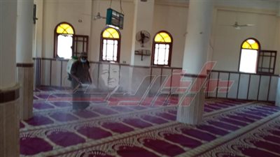 حملات تطهير وتعقيم مكبرة للمصالح الحكومية  بكفر الشيخ