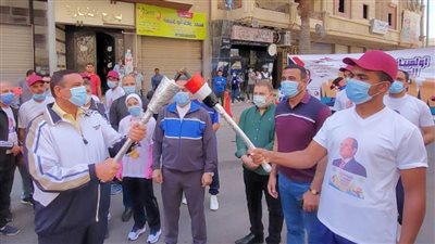 اللواء هشام آمنة يطلق شعلة أولمبياد الطفل المصري في نسخته الثالثة