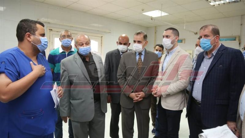 زيارة المحافظ المصابين