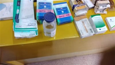 ضبط 835 مخالفة دوائية ومنتهية الصلاحية بمركزي القرين وفاقوس