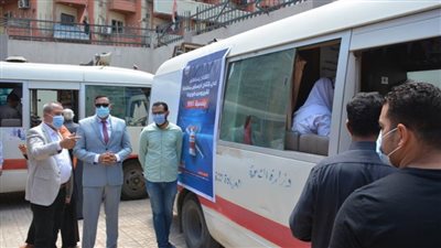 توفير سيارتين متنقلتين لتطعيم كبار السن ضد فيروس كورونا بالدقهلية