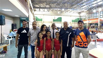 3 ميداليات ذهبية لفراشات الشيخ زايد في بطولة الجمهورية للجمباز
