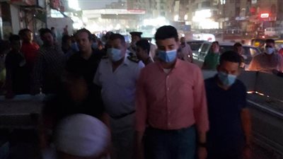 تحرير 127 محضر كمامة وغلق 7 مقهي وفض فرح بالقليوبية