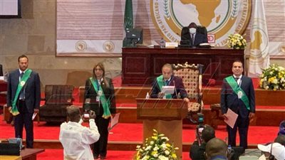 نائب رئيس جامعة بنها السابق ممثلة مصر في برلمان عموم إفريقيا