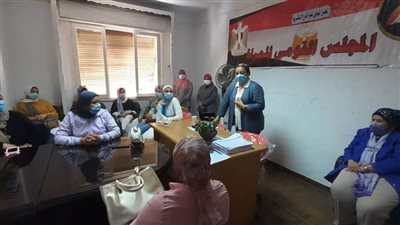 قومي المرأة بالإسكندرية يستعد لحملة طرق الأبواب لتوعية النساء بمصل كورونا