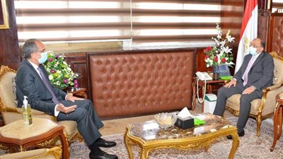 وزيرا التنمية المحلية والاتصالات يبحثان مجالات التعاون المشترك 