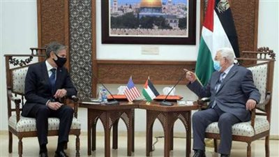 الرئيس الفلسطيني يلتقي بوزير الخارجية الأمريكي 