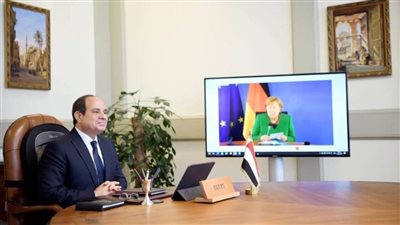  ميركل تعرب هاتفياً للسيسي عن تقدير المانيا البالغ للدور المصري في الاراضي الفلسطينية