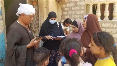 قومي المرأة يحارب كورونا فى 23 قرية ببنى سويف 