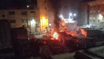 إخماد حريق بسيارة قمامة بمجلس مدينة طوخ