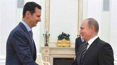 بوتين يهنئ الأسد بفوزه في الانتخابات الرئاسية