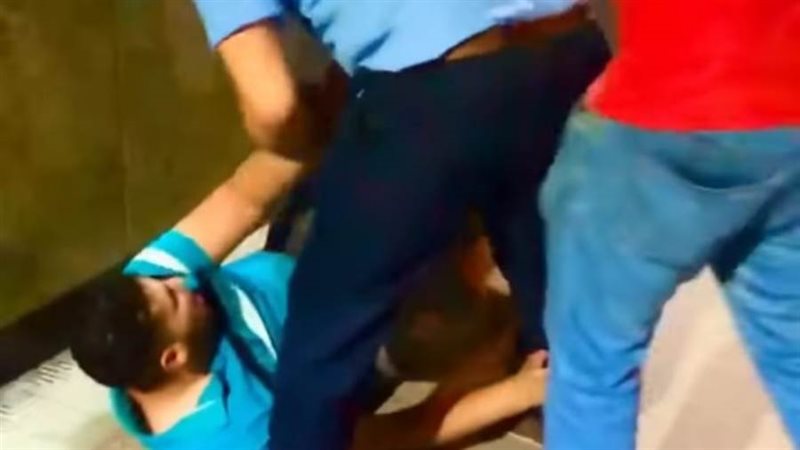 جانب من المشاجرة