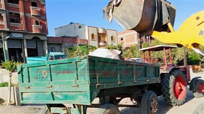 كفر الشيخ: ترفع 1846 طن قمامة من الشوارع